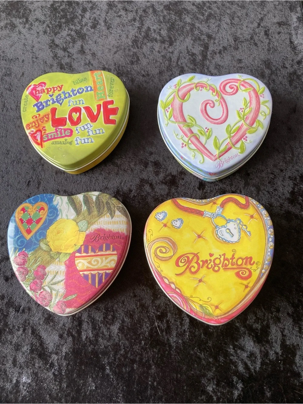 Brighton Heart Tin Set — Yellow, Lime, White, Multicolor - Picture 1 of 4